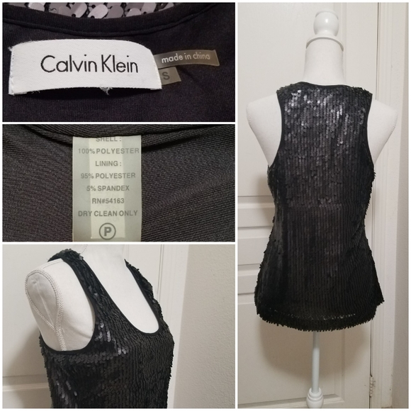 Calvin klein sequin top - Picture 2 of 3